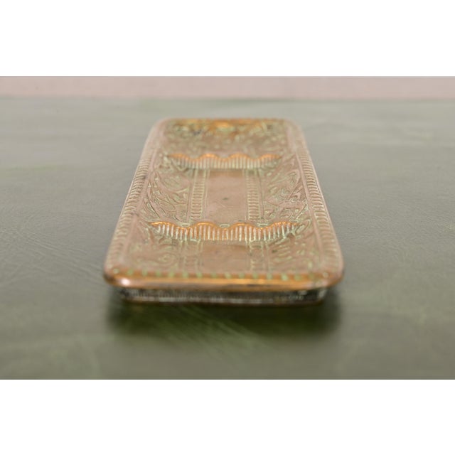 Bronze Marshall Field & Co. Antique Viking Bronze Pen Tray, Circa 1910 For Sale - Image 8 of 12