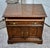 Drexel Wood Nightstand Vintage Commode Traditional Bachelor Chest Brass For Sale - Image 4 of 9