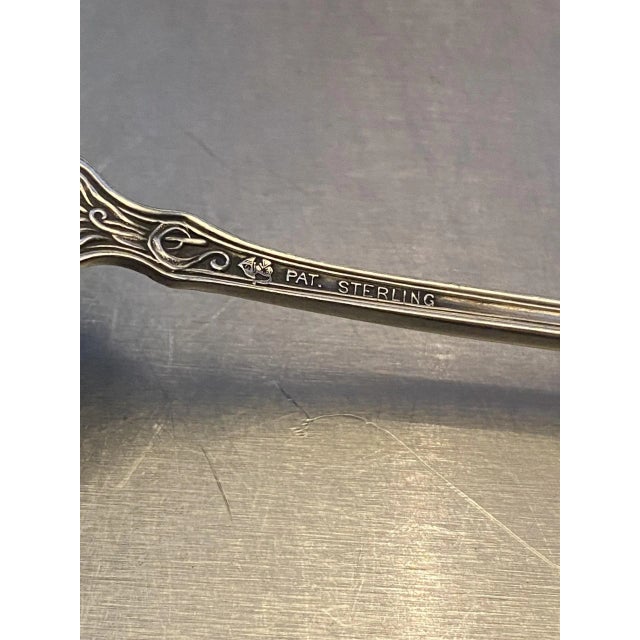 Silver Art Nouveau Toasting Fork by Thomas G. Brown & Sons Circa 1880s For Sale - Image 8 of 8