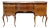 English John Widdicomb Queen Anne Style Walnut & Burl Banded Sideboard C1950 For Sale