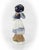 Porcelain dame is an original decorative object realized in the half of the 20th century. Marked under the base.