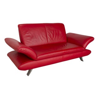Two-Seater Sofa in Leather from Koinor Rossini For Sale