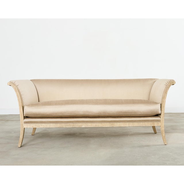 J. Robert Scott Sally Sirkin for Robert Scott Regency Style Flared Sofa For Sale - Image 4 of 18