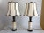 Ivory 1930s French Art Deco Black & Ivory Marble Table Lamps - a Pair For Sale - Image 8 of 8