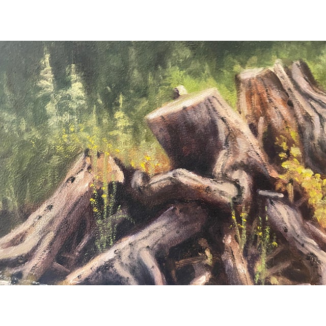 Donald Dernovich (born 1942) "Tenacity" oil on thick Masonite, signed lower right and inscribed "OPA" (Oil Painters of...