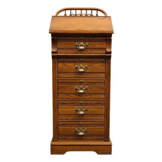 Lexington Furniture Recollections Collection Solid Oak Rustic Country French 24" Lingerie Chest 468-310 For Sale