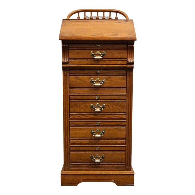 Lexington Furniture Recollections Collection Solid Oak Rustic Country French 24" Lingerie Chest 468-310 For Sale