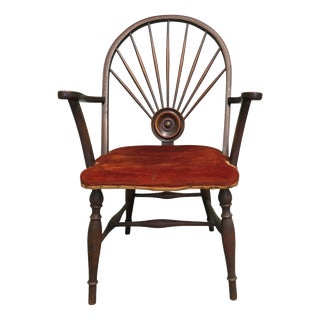 Antique Arts and Crafts Windsor Carver Chair, 1890 For Sale
