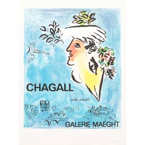 1966 After Marc Chagall, Poster for the Maeght Gallery