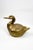 Hollywood Regency Gilt Metal Duck-Shaped Ice Bucket with Hinged Lid and White Lacquered Compartment by Mauro Manetti, 1970s For Sale - Image 6 of 18