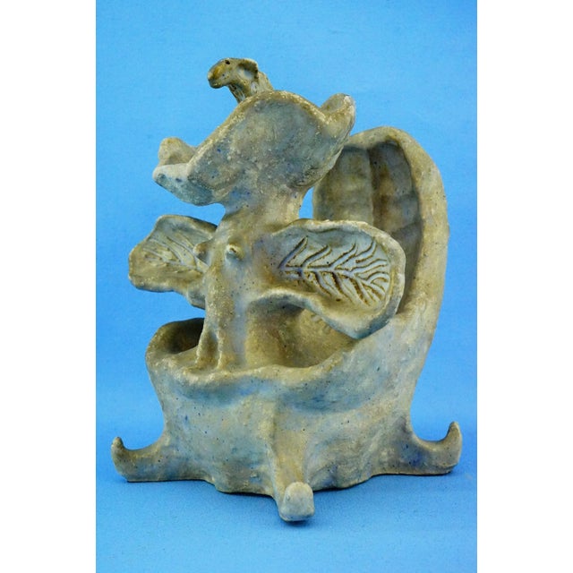 Terracotta Informal Biomorphic Anthropomorphic Sculpture attributed to Albisola, 1920s For Sale - Image 4 of 18