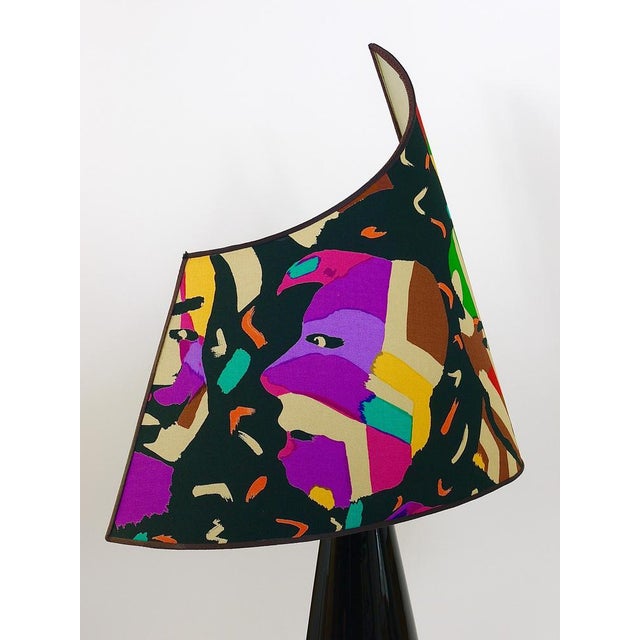 Italian Missoni Table Lamp by Massimo Valloto, 1980s For Sale - Image 6 of 18