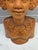 Wood Mid-Century Balinese Art Deco Crowned Legong Dancer Bust in Premium Hardwood For Sale - Image 7 of 12