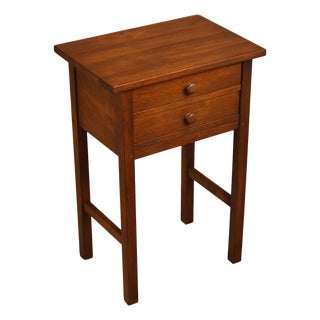 L & JG Stickley Antique Mission Oak Nightstand #642 For Sale