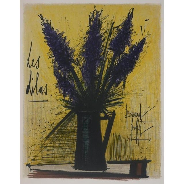 Bernard Buffet, Lilacs, Lithograph For Sale - Image 3 of 7