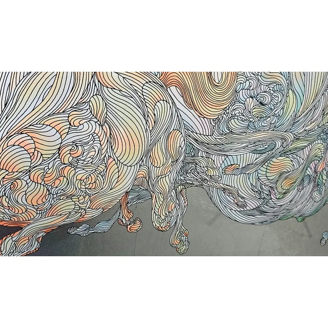 2010s Guillaume Azoulay Lever De Soleil Limited Edition Etching Hand Signed & Numbered 2016 For Sale - Image 5 of 13