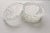 French Provincial Vintage French Clear Press Cut Glass Coasters S/4 For Sale - Image 3 of 3