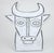 Inspired by Picasso's innovative ceramic designs, Xiang Yang created Thomas the Bull for Currey & Company...a chalky white...