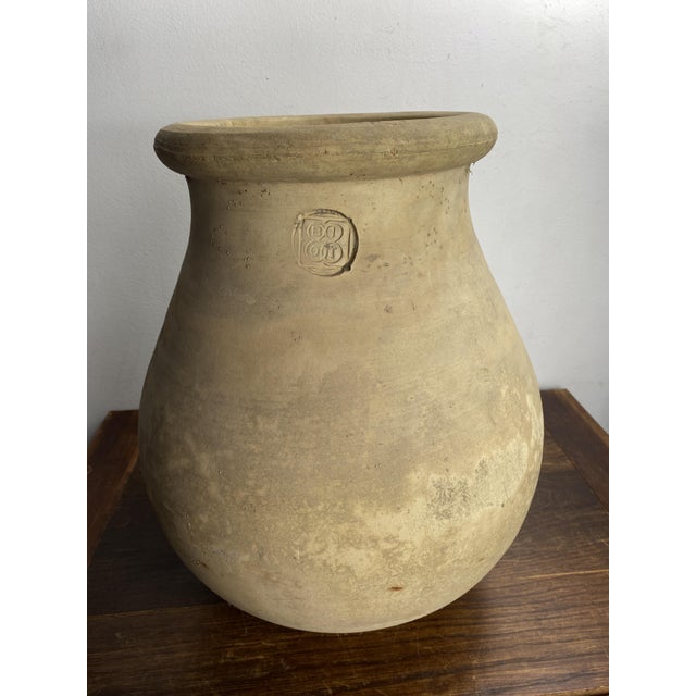 Beige Earthenware Pottery Jar from Biot, 1970s For Sale - Image 8 of 8