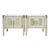 Vintage Postmodern Faux Bamboo & Cane Bedside Tables – Pair For Sale