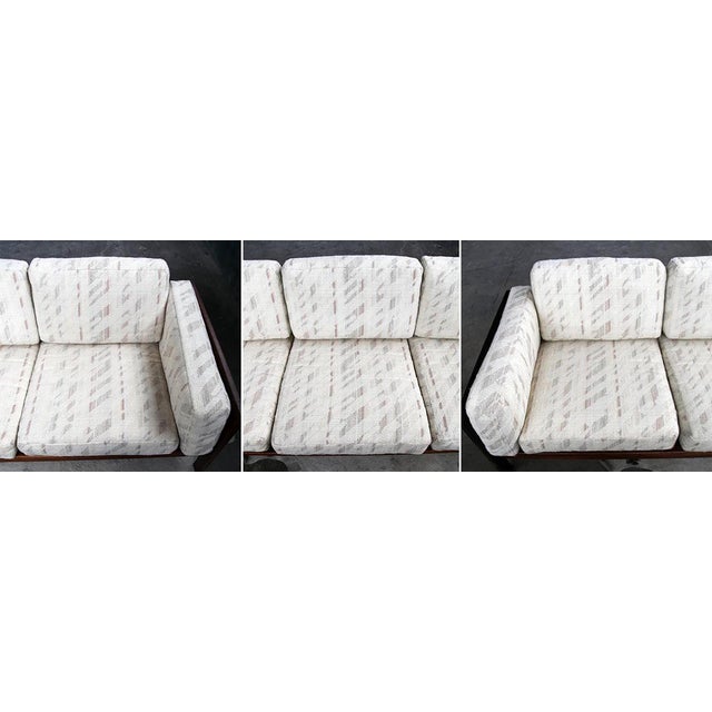 Postmodern Attributed to Tobia Scarpa Sofa with Upholstered Cushions Bastiano, 1960s For Sale - Image 9 of 11