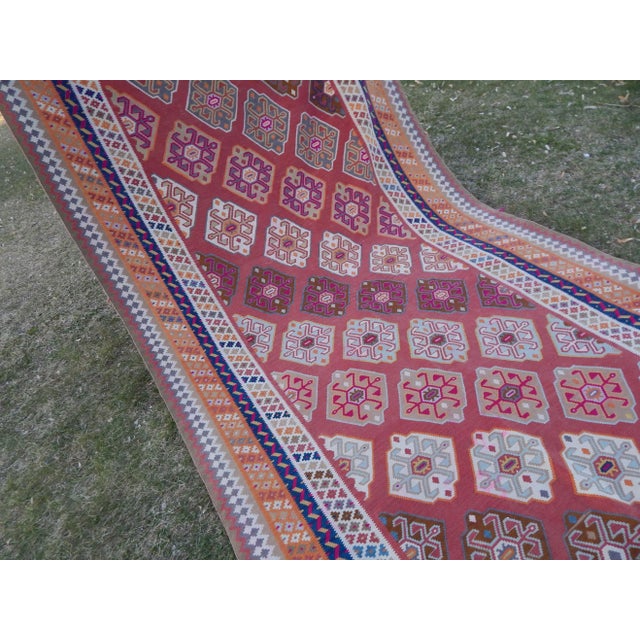 Vintage Anatolian Turkish Kilim Rug 5′1″ × 9′8″ For Sale - Image 4 of 12