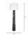 Contemporary Robertson Floor Lamp, Slate Hide For Sale - Image 3 of 6