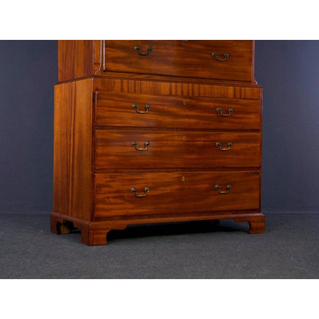 English Tallboy Cupboard, Early 1800s For Sale - Image 5 of 15