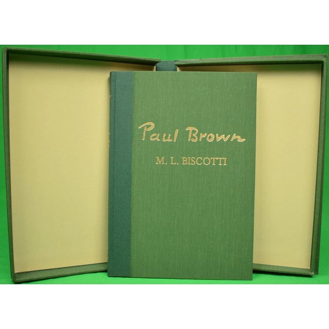 BISCOTTI, M. L. [149] pp. The Derrydale Press 2001 11" x 7 3/4" In hunter green clamshell silk box w/ chemise lining This...
