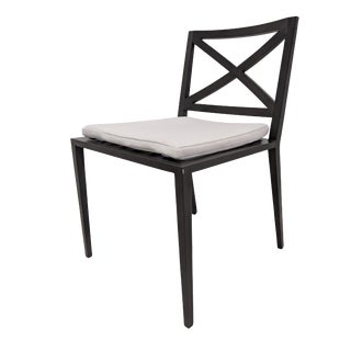 Azimuth Cross Armchairs, Set of 6 For Sale