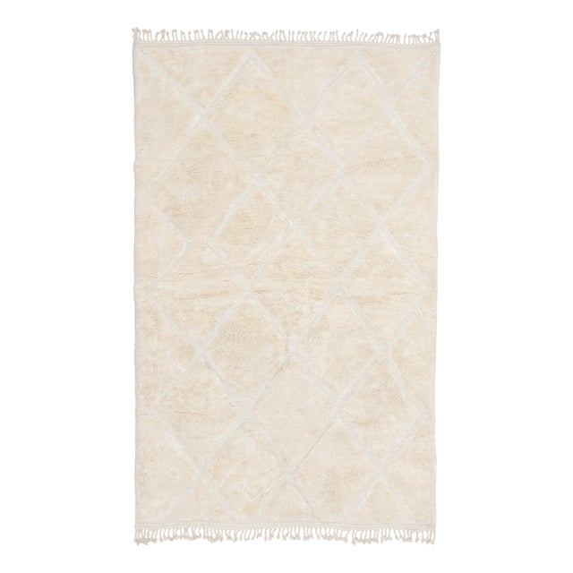 Hand-Knotted Wool Rug by Azele Studio For Sale