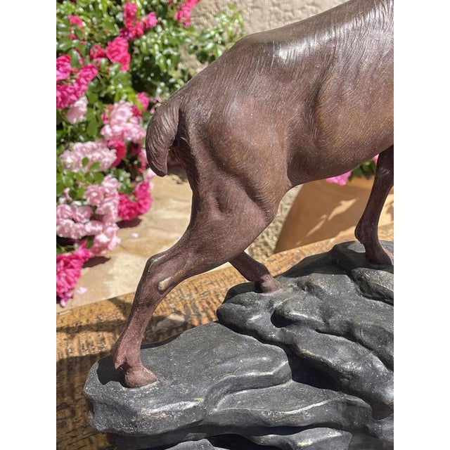 Louis Carvin, Deer, 1900s, Bronze For Sale - Image 5 of 13