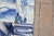 18th Century Antique Set of 8 Baroque Portuguese Tiles, 18th Century Blue & White Scenic and Figural Details For Sale - Image 5 of 8