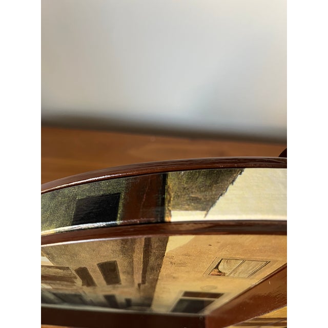 Gray Fornasetti Style Italian Trompe L’Oeil Architectural Bookends With Glass, Tuscan For Sale - Image 8 of 11