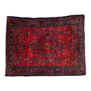 Vintage Fine Lilihan Rug 3'8" X 4'10" For Sale