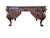 Antique Rj Horner-Style Mahogany Partners Desk With Winged Griffins For Sale - Image 10 of 12