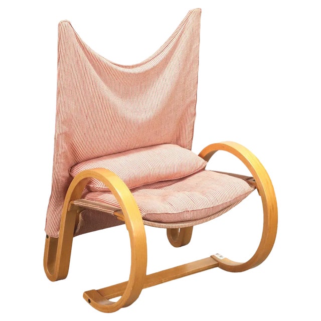 Vintage Pink Chair, 1970s For Sale