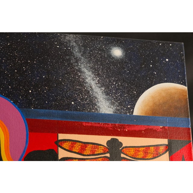 Raven Redfox Original Painting (2015) - Contemporary Native Style - Runninghorse Estate For Sale - Image 12 of 12