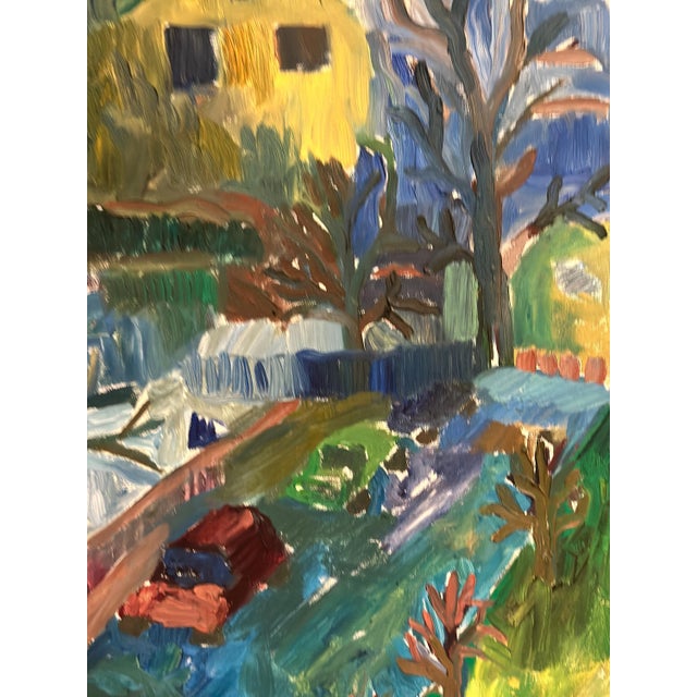 Margareta Strand, Cityscape, 1960s, Oil on Canvas For Sale - Image 6 of 18