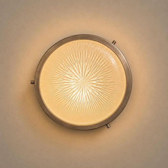 Metal Sigma Wall Lamps by Sergio Mazza for Artemide, Italy 1960, Set of 2 For Sale - Image 7 of 10