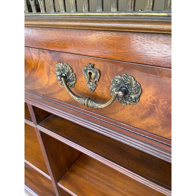 Late 20th Century Baker Stately Homes Slant Top Desk For Sale In Buffalo - Image 6 of 14