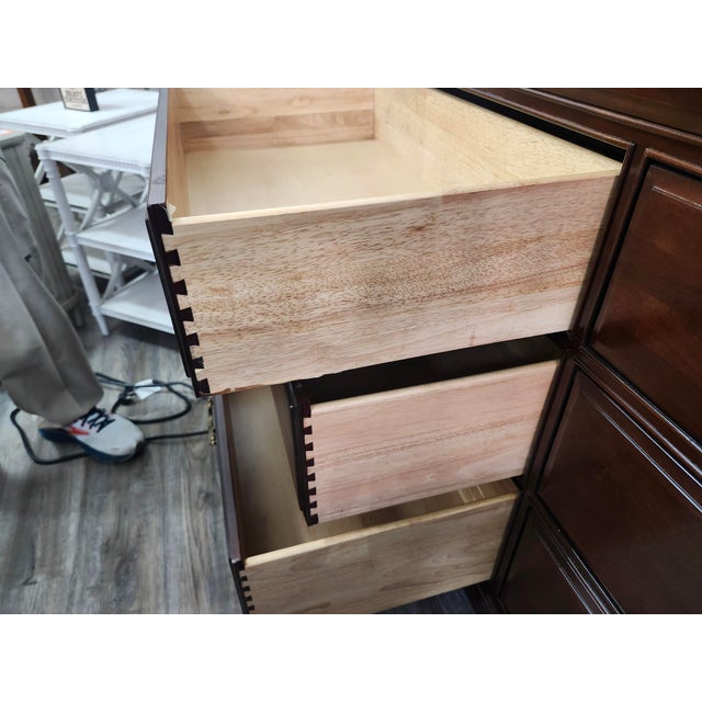 Wood Kincaid Furniture - Hadleigh Drawer Dresser - 607-130 For Sale - Image 7 of 8