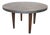 Andrianna Shamaris Black Walnut Wood Table and Resin Coated Top For Sale