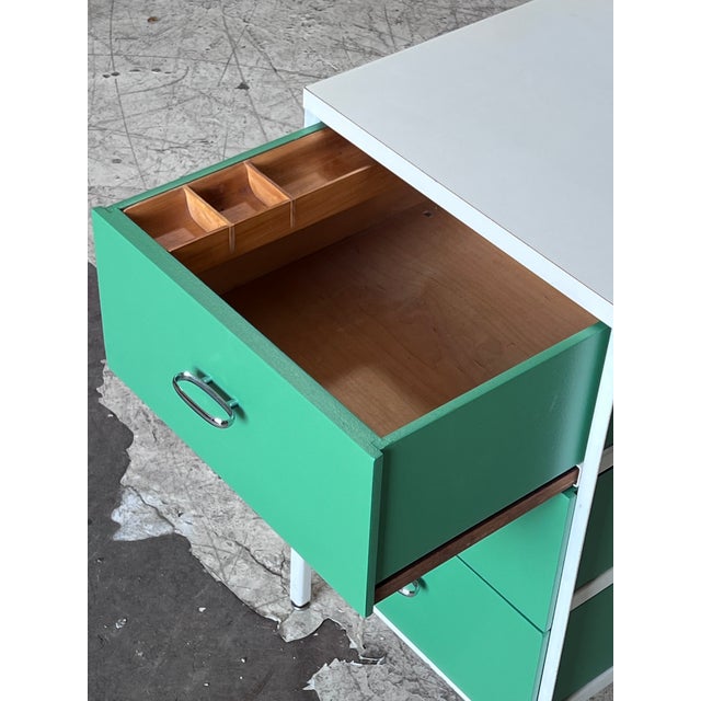 1960s Mid Century Modern Lacquered Desk by George Nelson for Herman Miller For Sale - Image 5 of 7