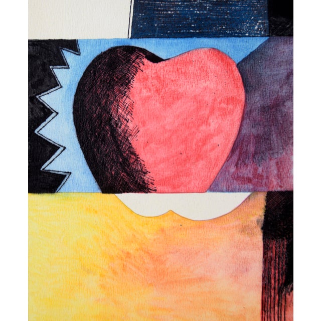 Color Block Abstract on Paper by Michael William Eggleston For Sale In Monterey, CA - Image 6 of 6