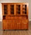 Shaker Shoppe Cherry Stepback Cupboard With Glass Door Hutch For Sale - Image 15 of 18