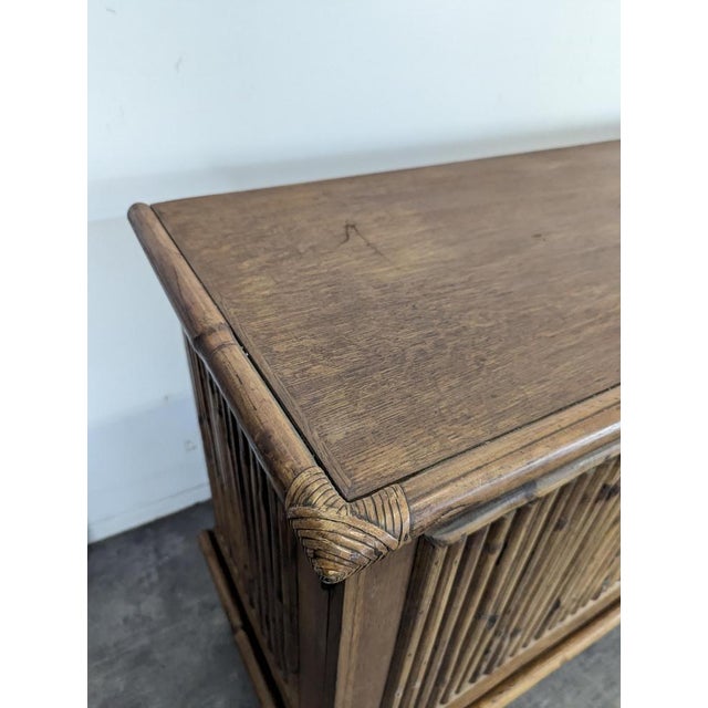 Wood Split Bamboo Sideboard, 1960s For Sale - Image 7 of 8