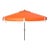 Milan Fringe 9ft Crank Outdoor Push Button Tilt Umbrella - Orange For Sale