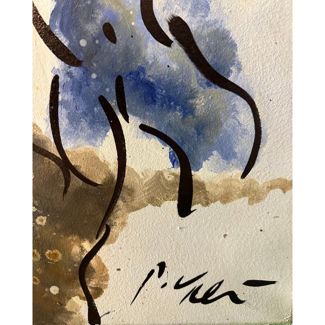 Late 20th Century Large-Scale Abstract Painting, Peter Keil For Sale - Image 5 of 8