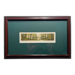 1986 Paul Cloutier Quebec, Canada Signed & Numbered Color Etching, Framed